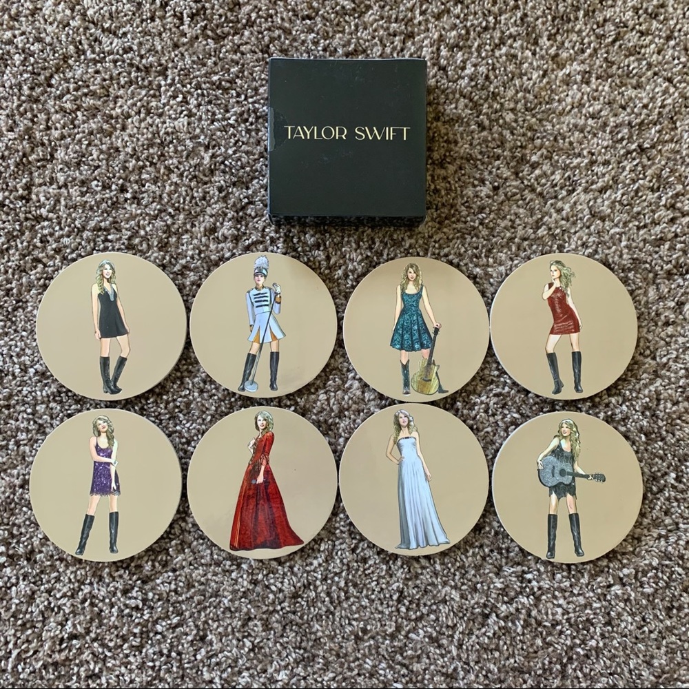 NEW Taylor Swift Fearless Eras Coaster Set